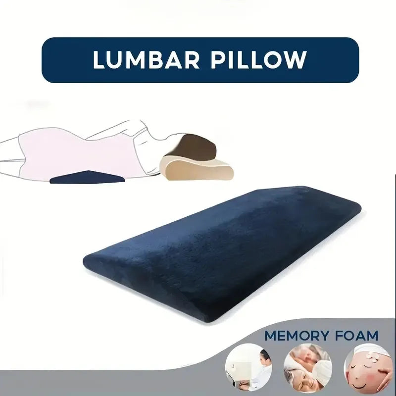 Lumbar Support Pillow, Back Support Memory Foam Pillow