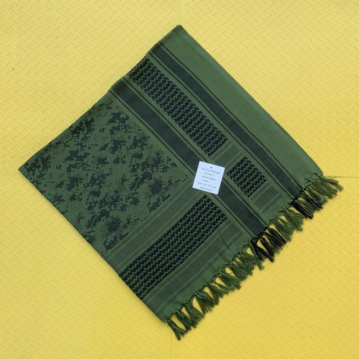 New 125cm Colorful Plaid Muslim Hijab Tactical Desert