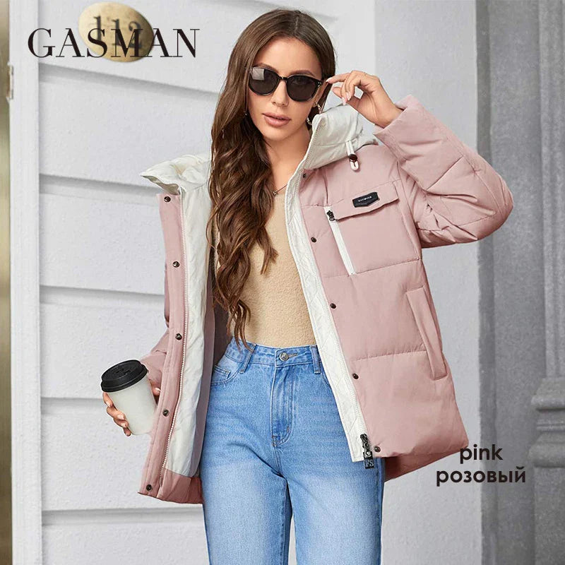 GASMAN Women's Parka 2023 New Fashion Women's Stand