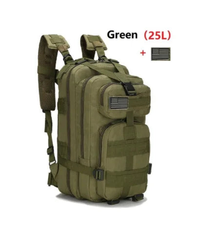 55L 4-in-1 Tactical Molle Backpack for Hiking & Camping