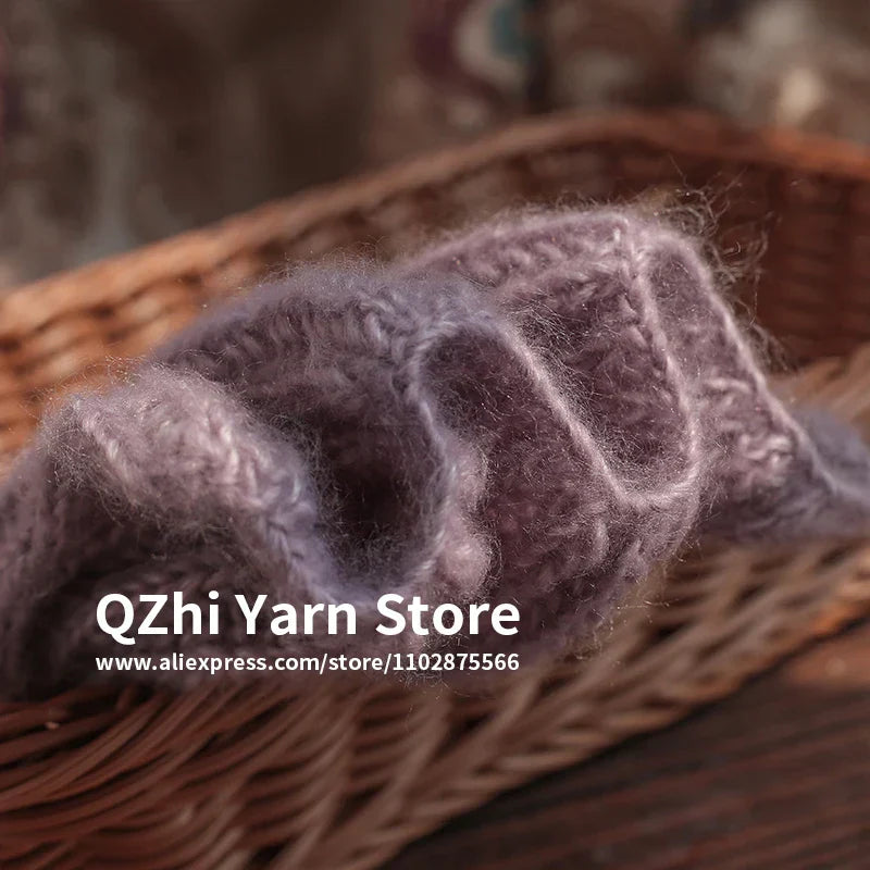 500G Soft Thick Mohair Cashmere Wool Yarn for