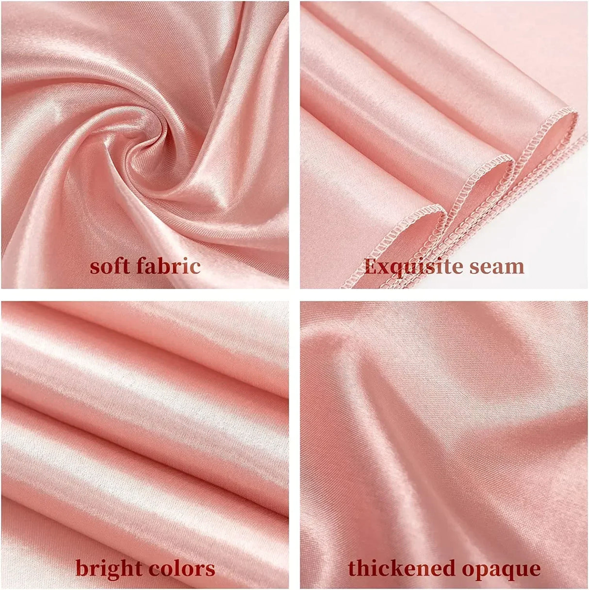 20pcs/set Satin Chair Sashes,17*275cm Silk Chair Ribbon Bows