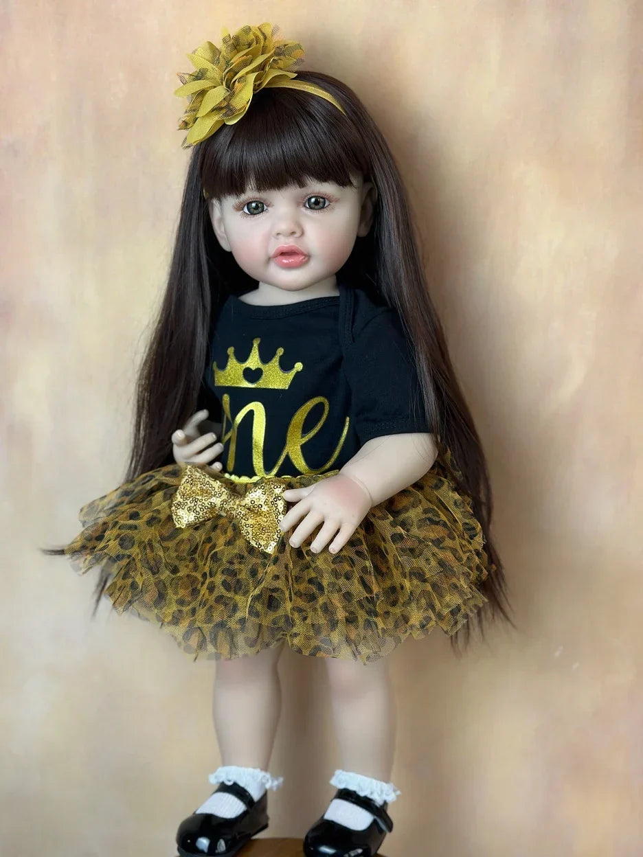 BZDOLL 55CM 22Inch Can Stand Reborn Baby Lifelike