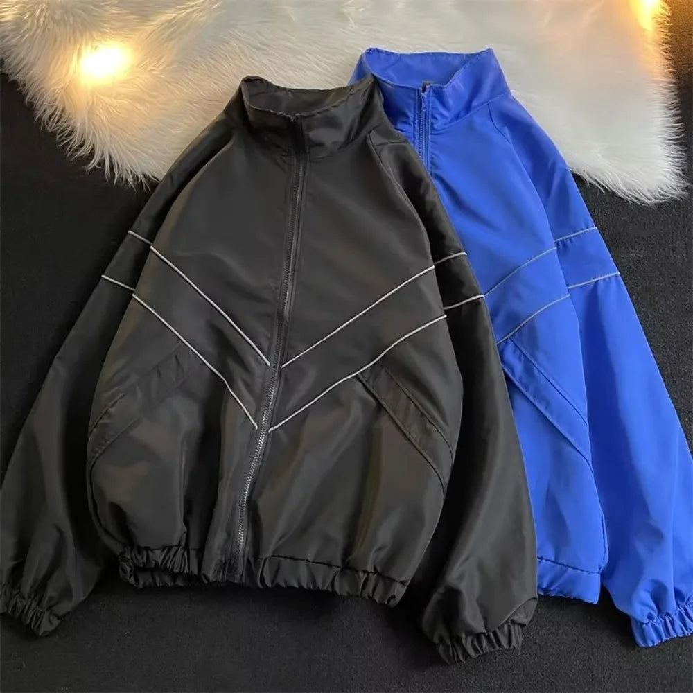Men Jackets Streetwear Oversized Outdoor Jacket Male Autumn