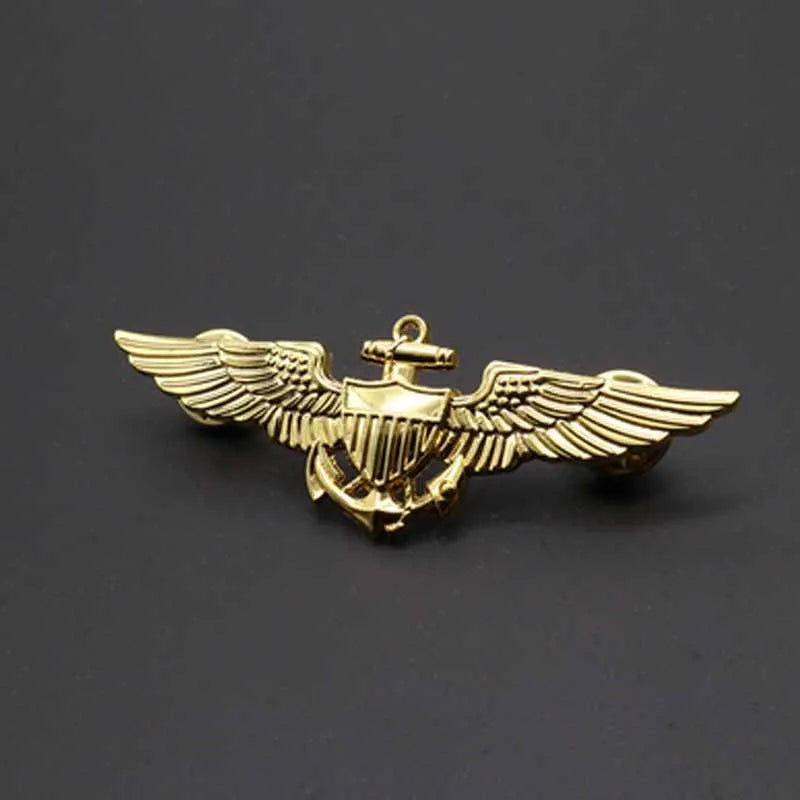 Classic Men Brooches Vintage WWII USAF Wings Military