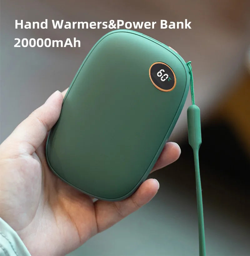20000mAh Winter Mini Hand Warmer USB Rechargeable Multifunctional