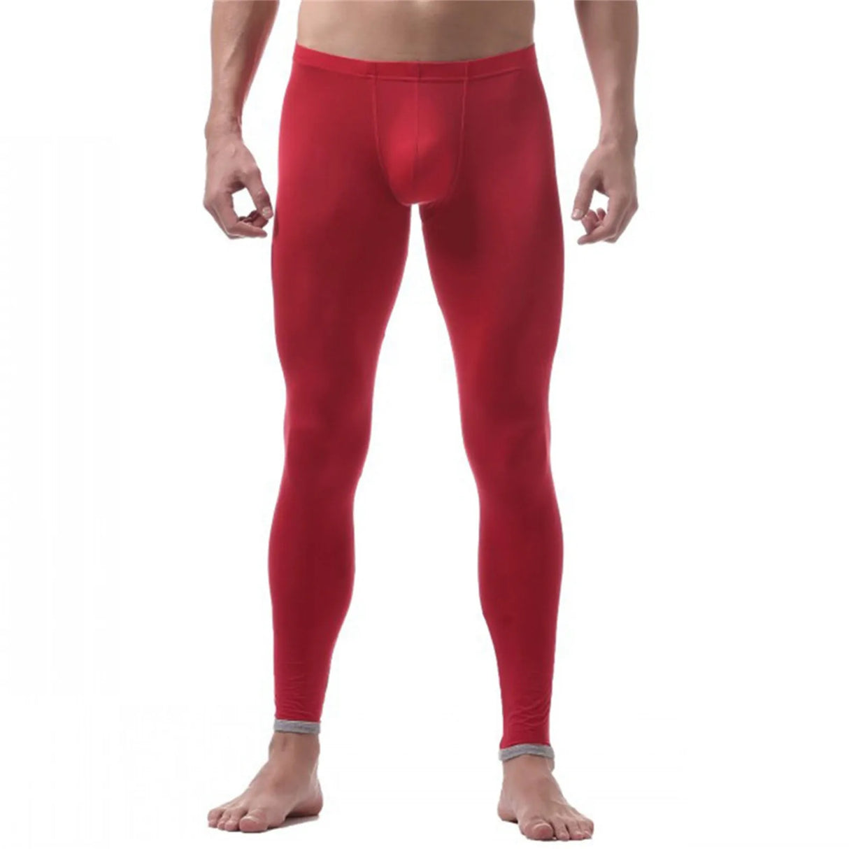 Men'S Long Leggings Soild Elastic Waisted Home Trousers