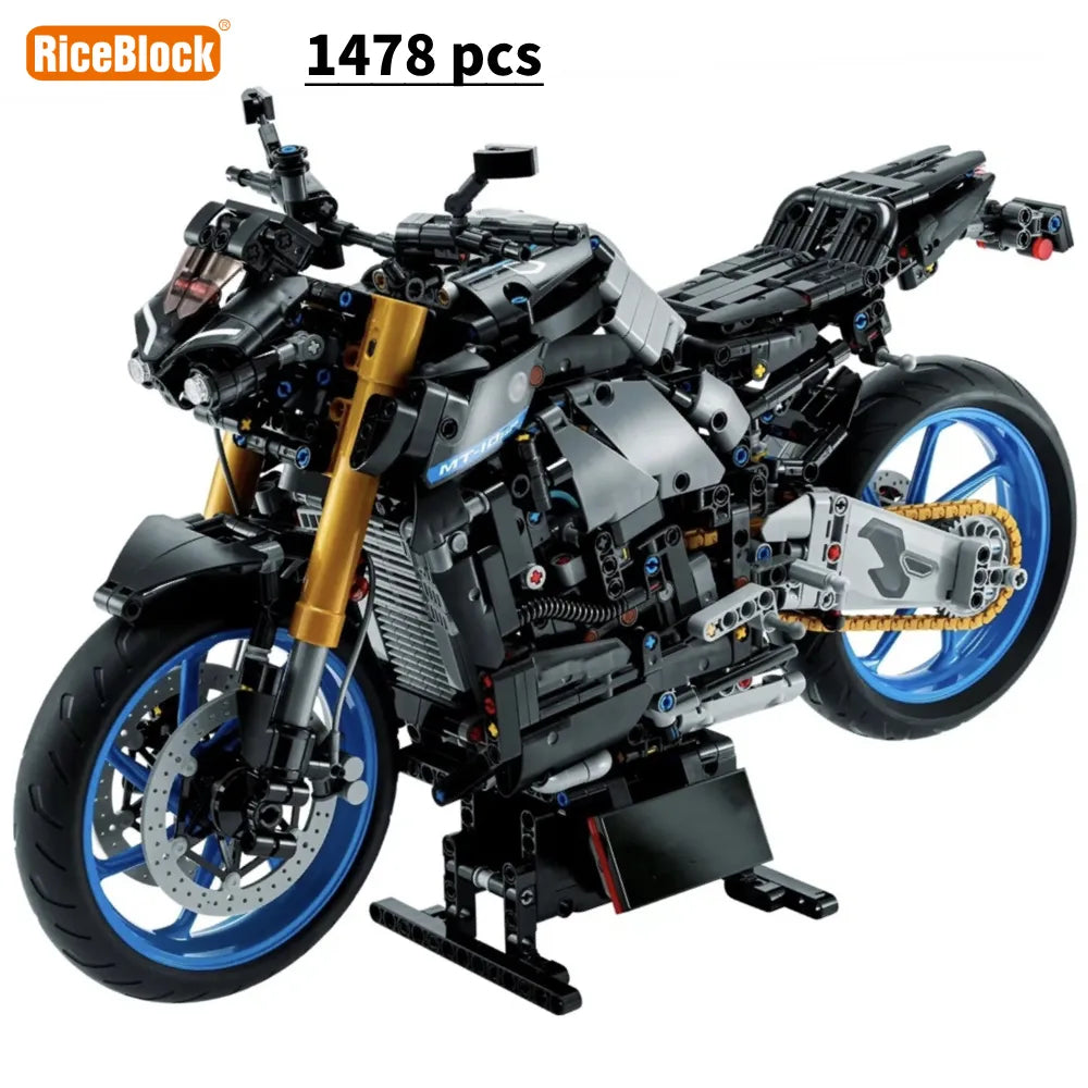 Technical MT-10 SP Motorcycle Model Building Blocks Advanced