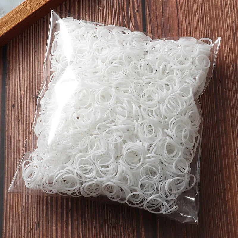 2000 Piece Pack Children's High Elasticity Rubber Band
