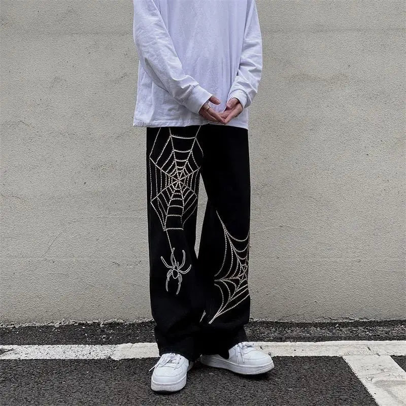 Streetwear Y2k Pants Anime Sweatpants Male Wide Leg