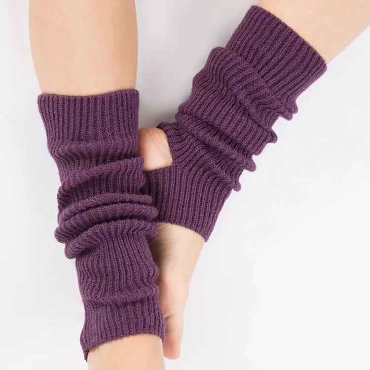 Children Adult Latin Dance Leg Cover Knitted Sports