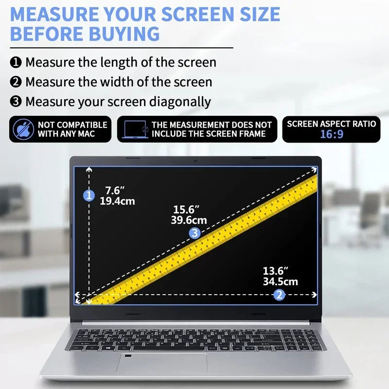 15.6 Inch Display Ratio 16:9 Notebook Screen Protector