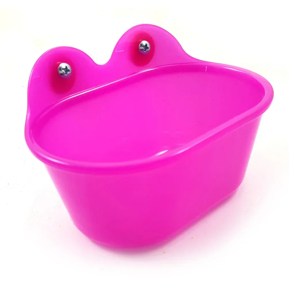 Pet Bird Bath Cage with Mirror, Parrot Bathtub,