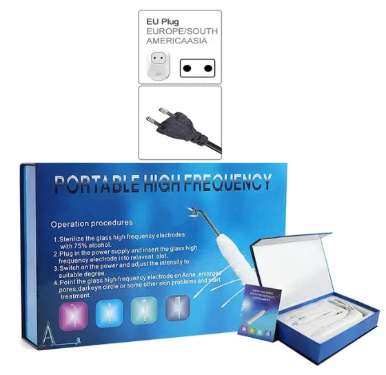 Four-tube electrode skin care rod portable high-frequency facial