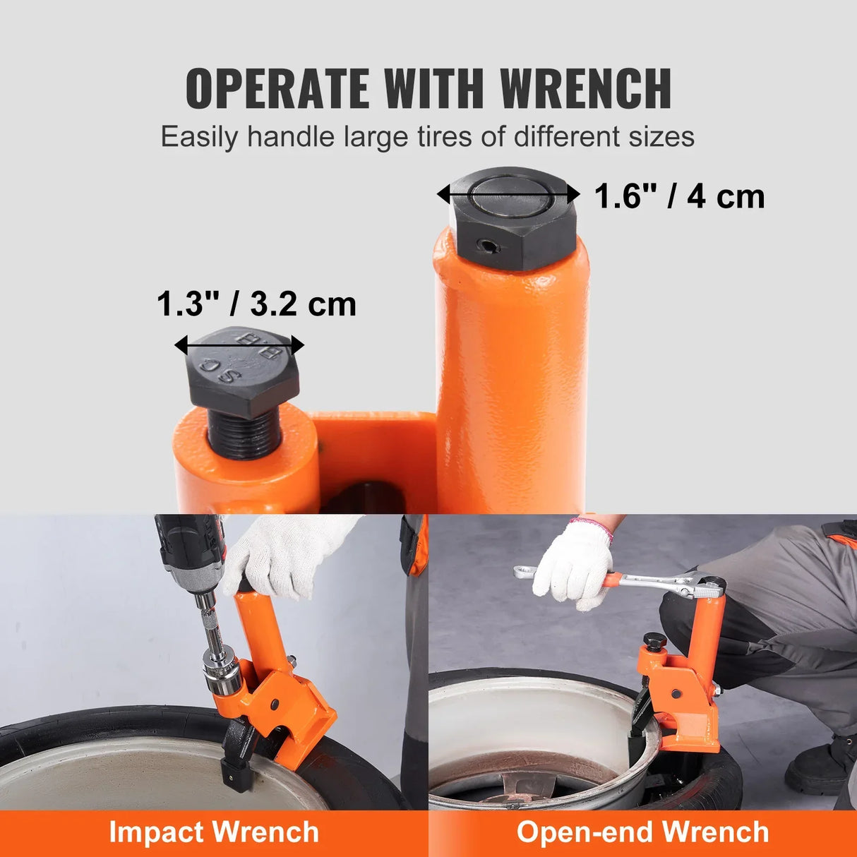 VEVOR Manual Tire Bead Breaker 38"-42" Tires Changer