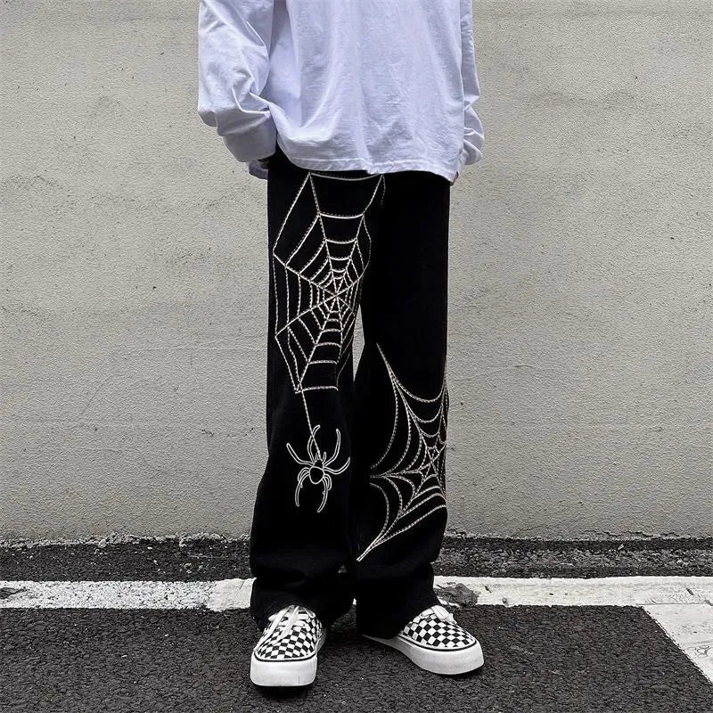 Streetwear Y2k Pants Anime Sweatpants Male Wide Leg