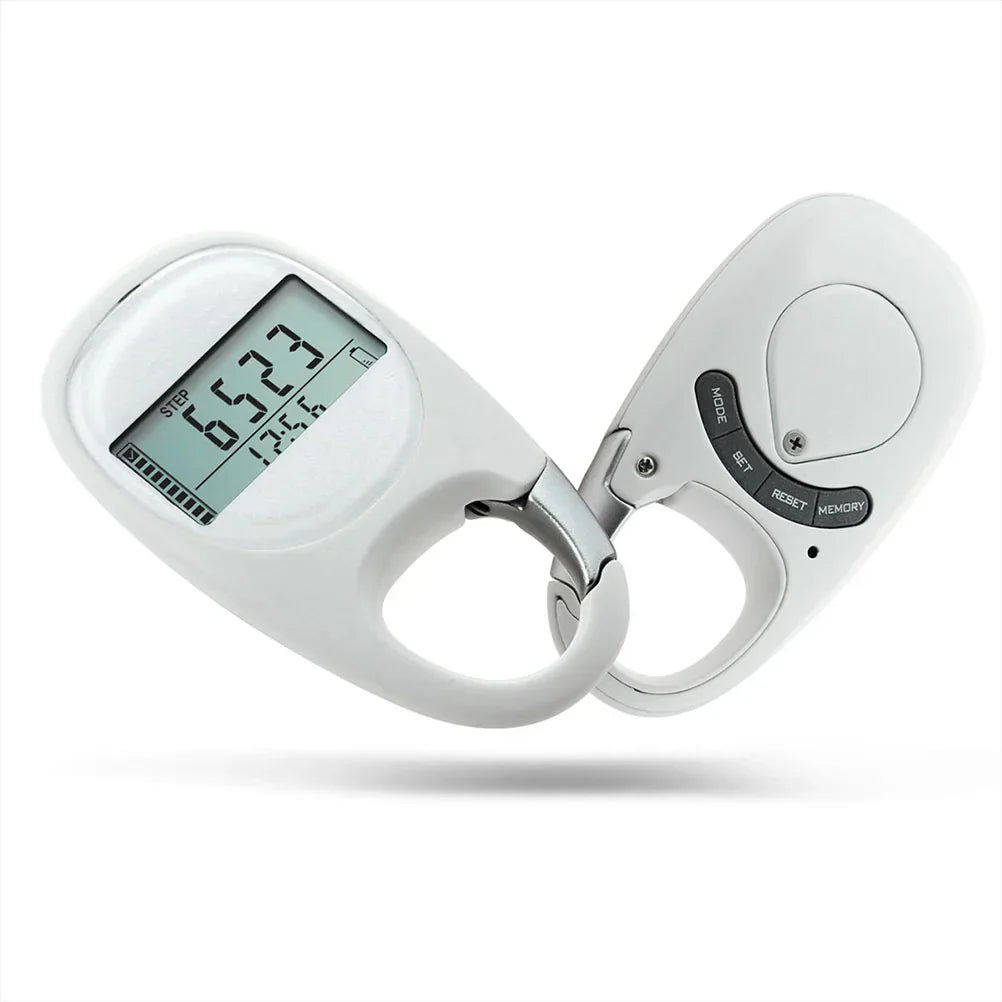 Pedometer Key Chain Activity Record Steps Sports Accessories