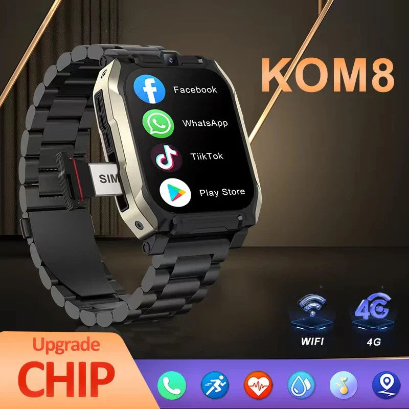 2024 New KOM8 4G LTE HD Dual Camera