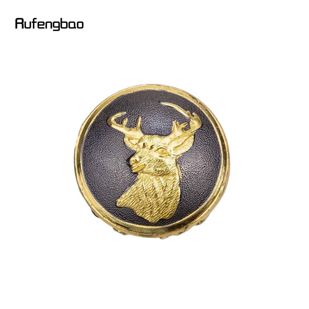 Gold Luxury Sika Deer Head Single Joint Walking