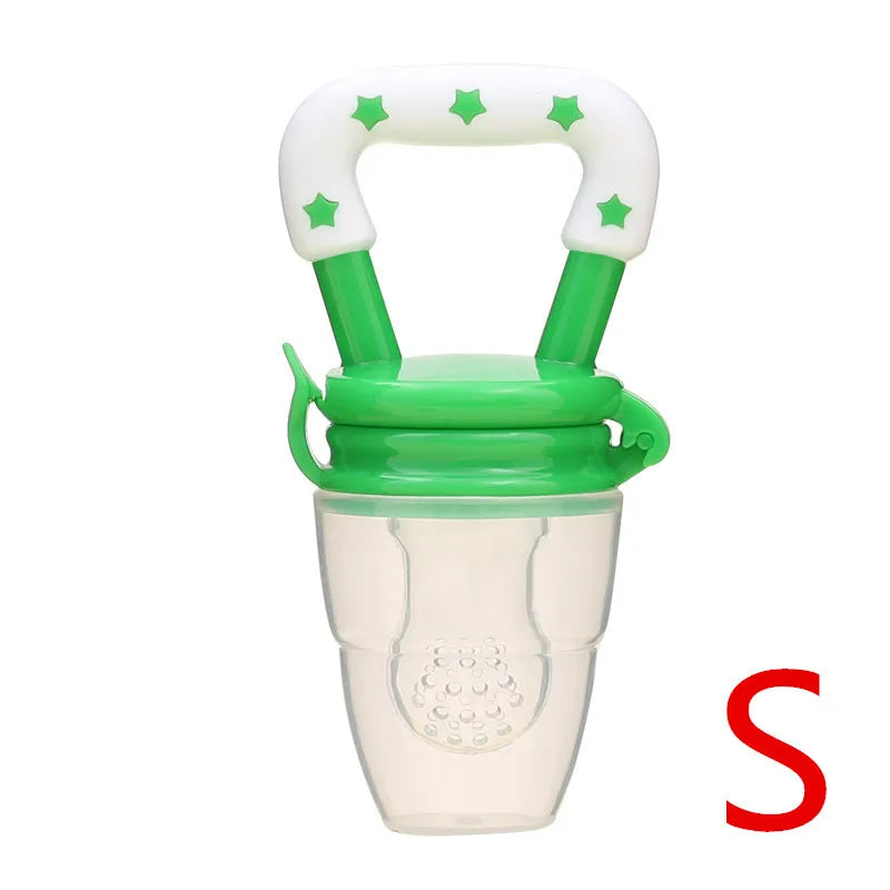 Silicone Baby Fruit Feeder with Cover Baby Nipple