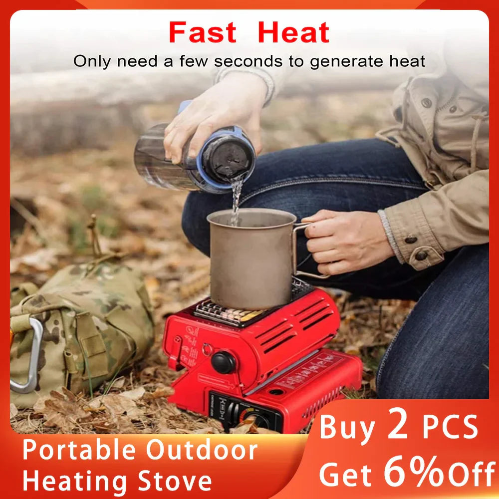 Outdoor Heater Camping Portable Heating Fireplace Multi-purpose LPG
