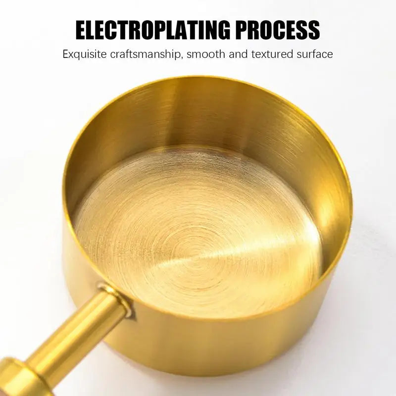 4pcs Stack Able Stainless Steel Measuring Spoons With