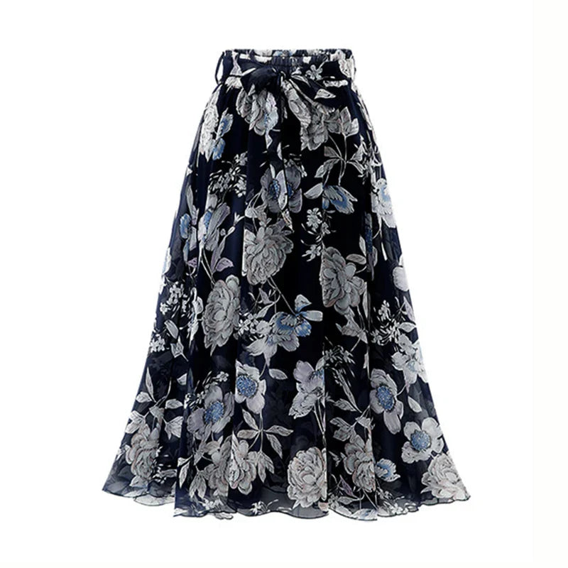 2023 Summer Print Floral Skirts For Women Casual