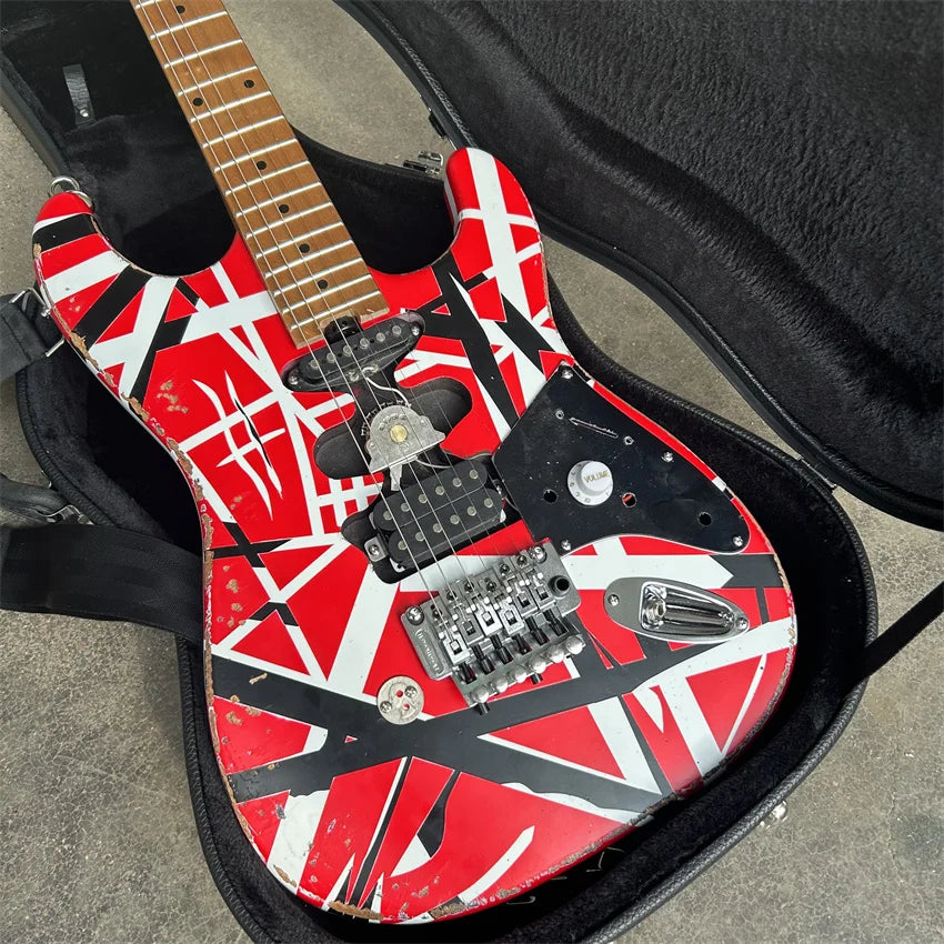 STOCK Edward Eddie Van Halen Heavy Relic Red