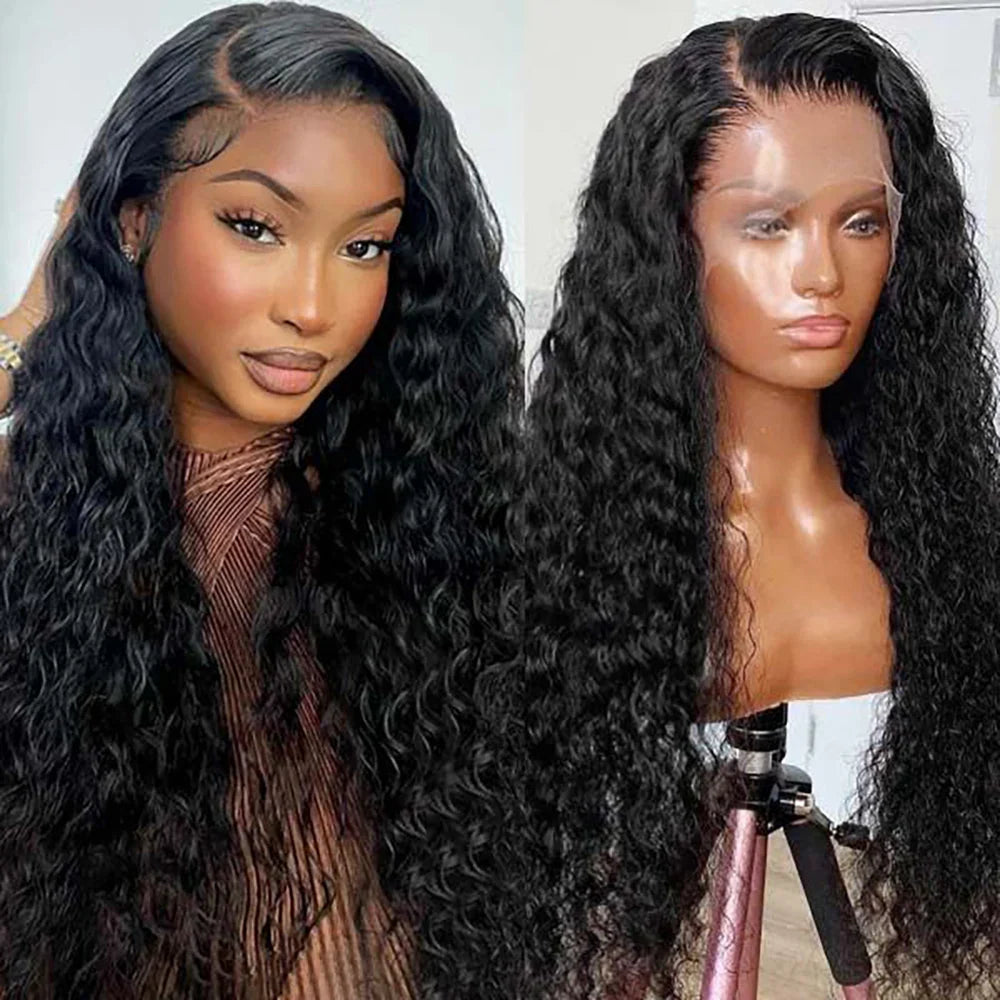 180 Density 13x6 Transparent Lace Front Wig Peruvian