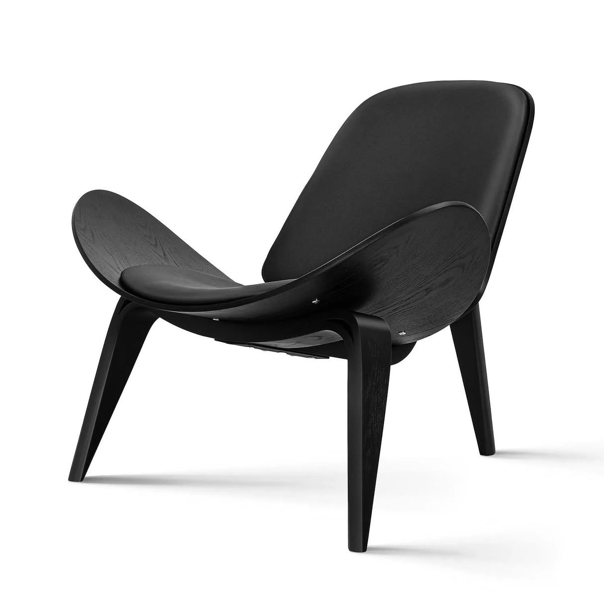 Nordic Denmark Design chair Smiling Shell Chair Simple