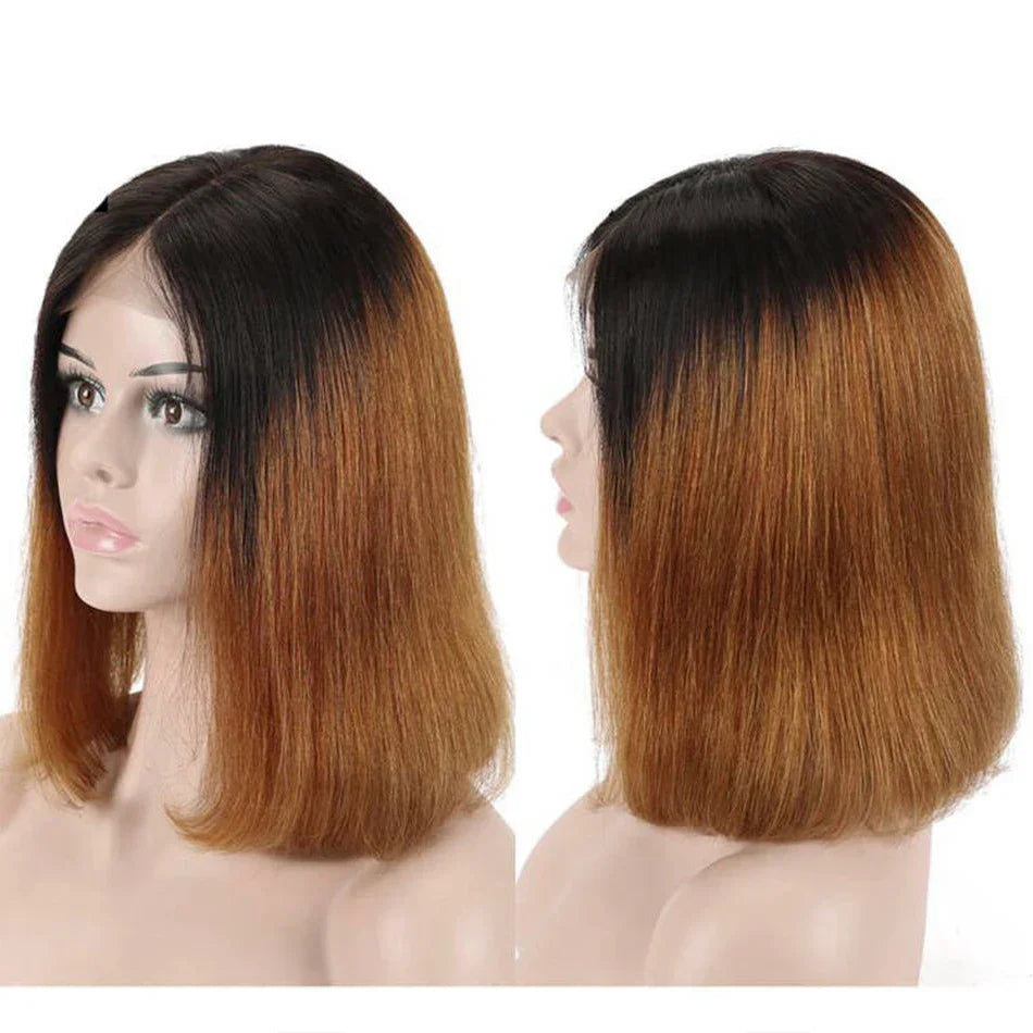 Short Bob Wig Ombre 1B/30 Bob Straight Highlight