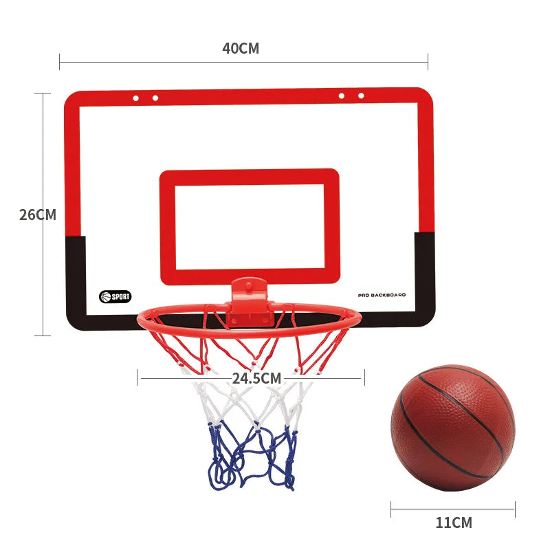 Portable Basketball Hoop Toys Kit Foldable Indoor Home