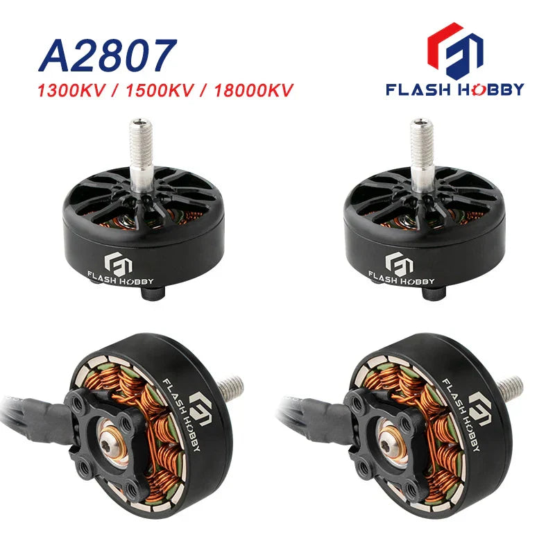 FLASHHOBBY 6S 1300KV 5S 1500KV 4S 1800KV Brushless