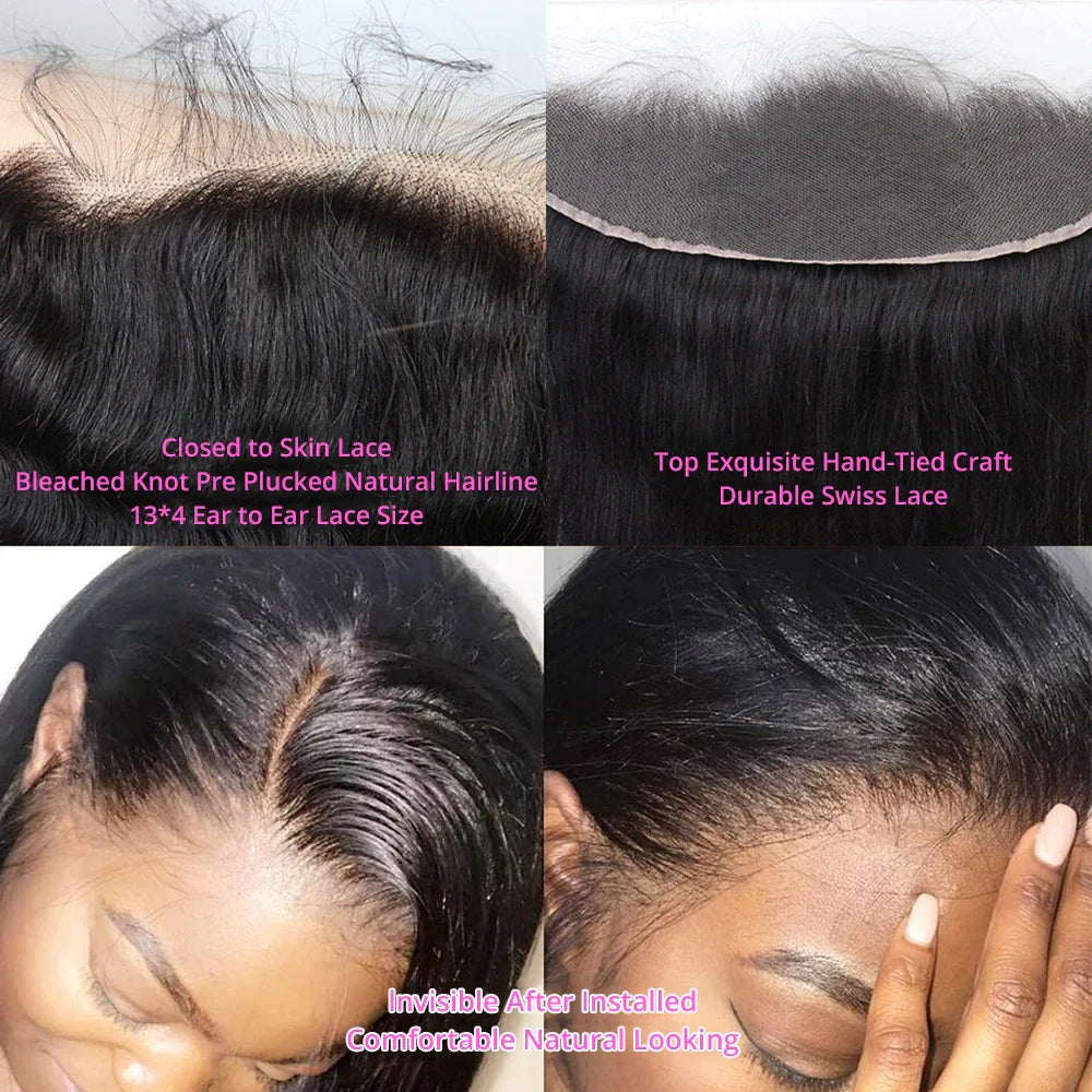 5x5 6x6 HD Lace Closure Body Wave 13x4