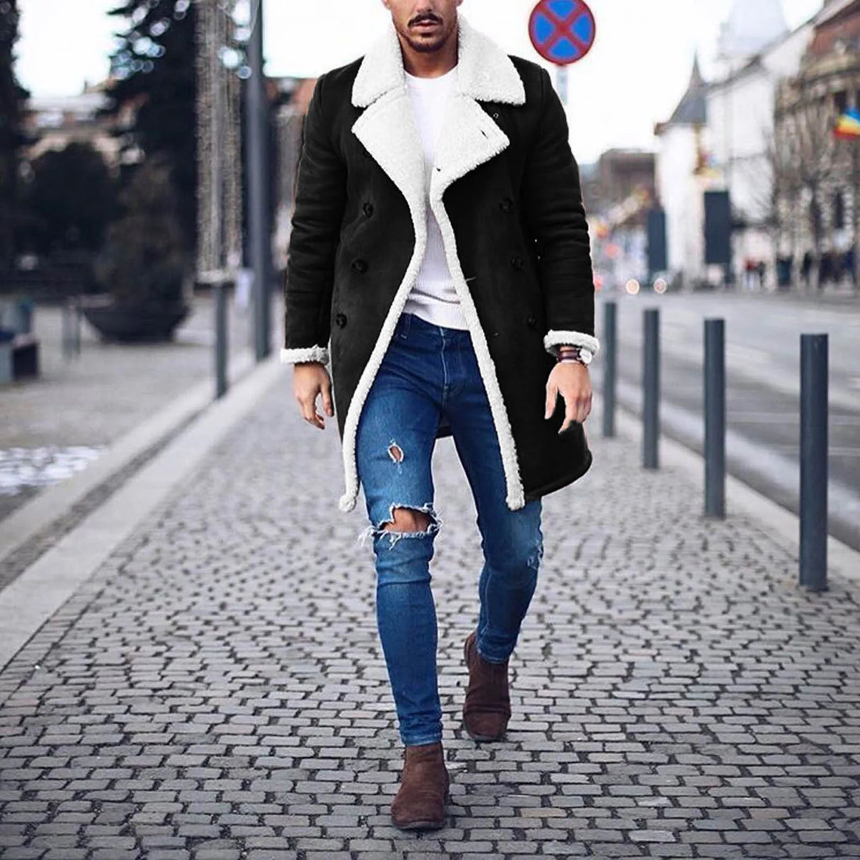 Jacket Neck For Windproof Winter Softshell Warm Men