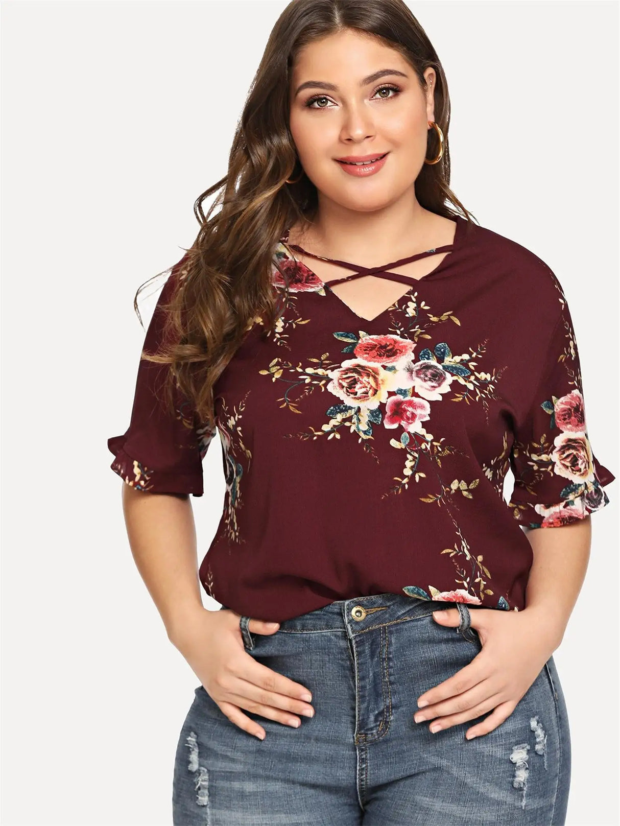 New High Quality Blouses Woman Plus Size Clothes