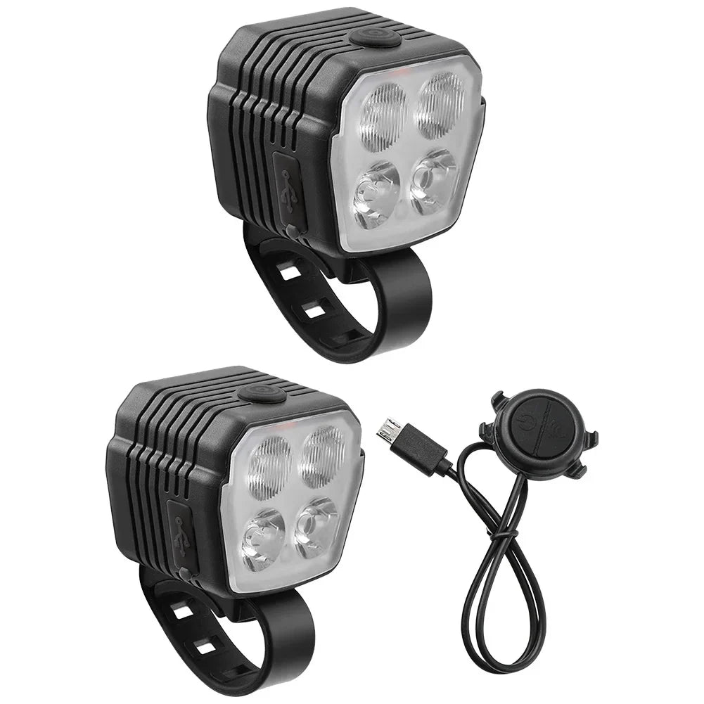 LED Bike Front Light Bicycle Light USB Charging
