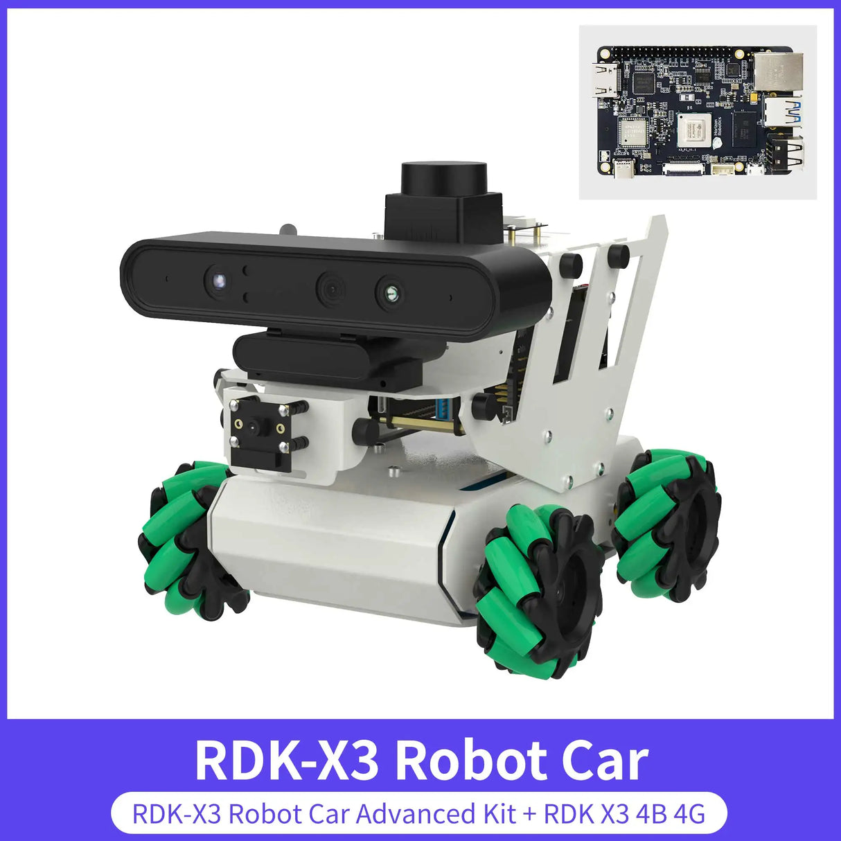 RDK X3 ROS2 AI Educational Robot Car with