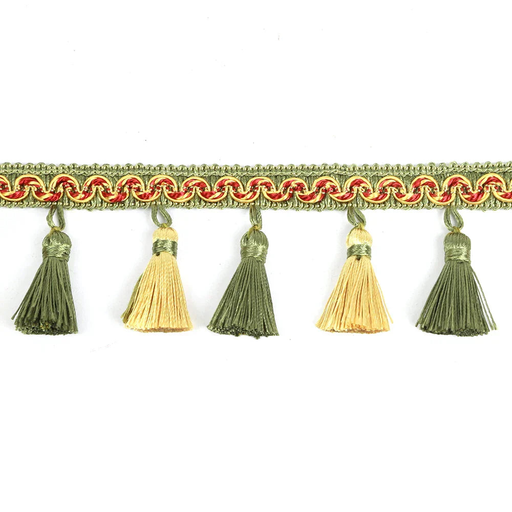 6M/Lot 9cm Width Curtain Fringe Tassel Trim Lace