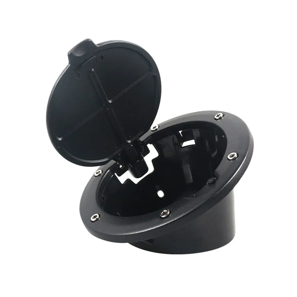 Black Fuel Tank Cap Cover Auto Car Aluminum