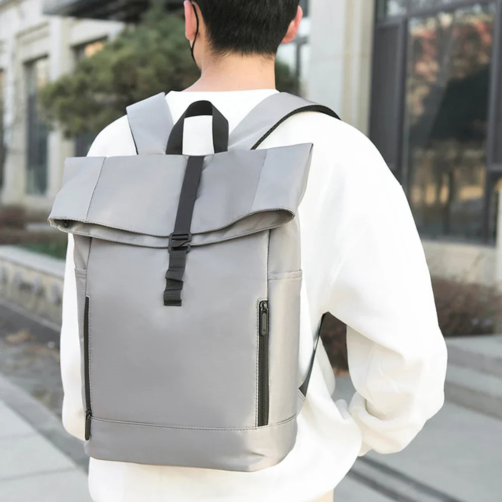 Men Notebook Computer Backpack Breathable Waterproof Business Laptop