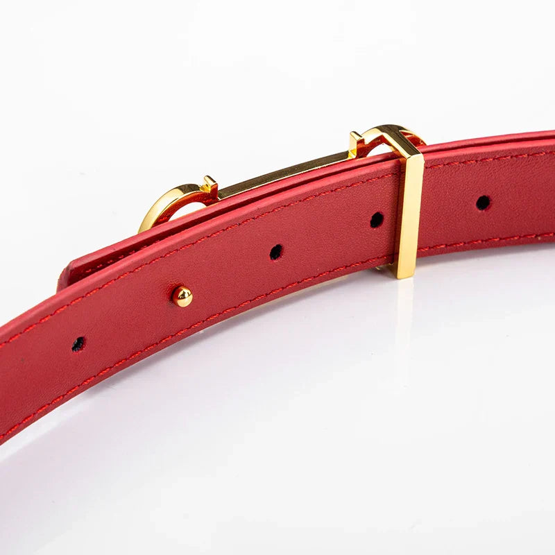 CHCH Women's Luxury New Leather Belt Fashion 2.5Cm