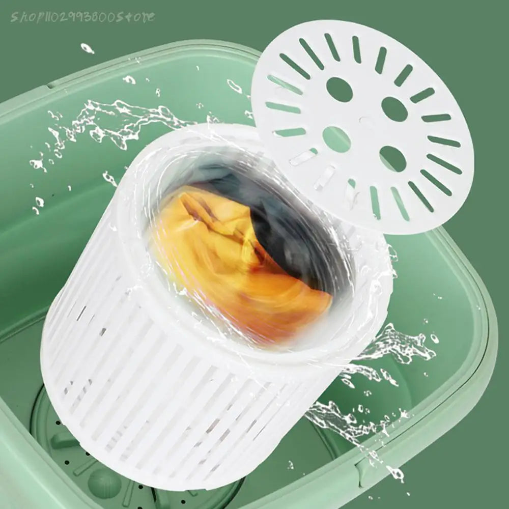 25L Folding Portable Mini Washing Machines with Spin