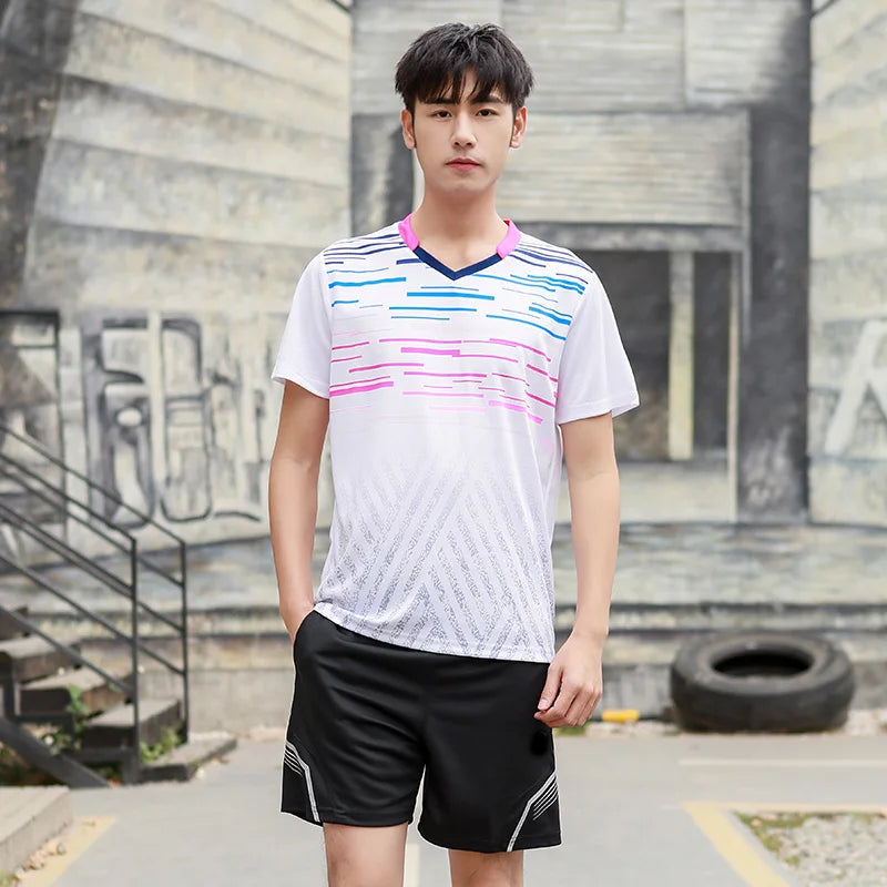 New Badminton Shirts Men Women Table Tennis Shirts