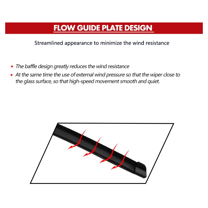 Car Wiper Front Wiper Blades 24"+19" For MercedesBenz