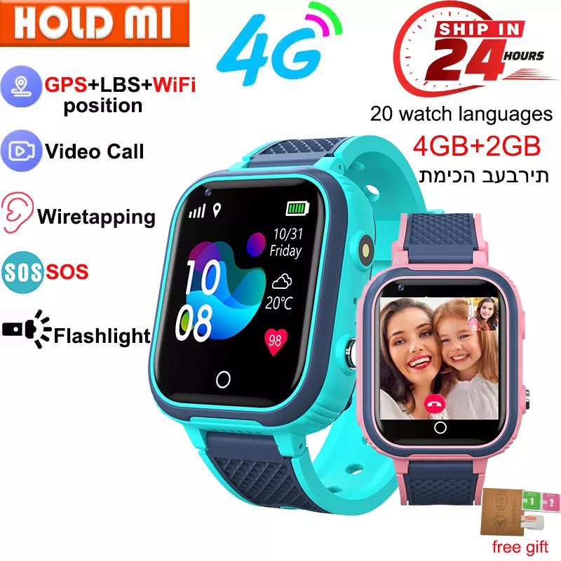 LT21 4G Smart Watch Kids GPS WIFI Video