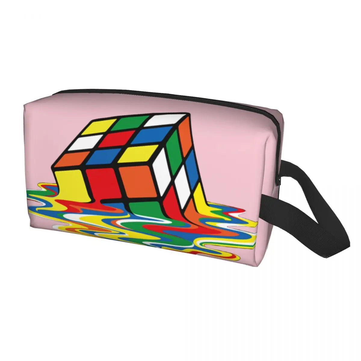 Math Rubik Rubix Cube Caps Cosmetic Bag Women
