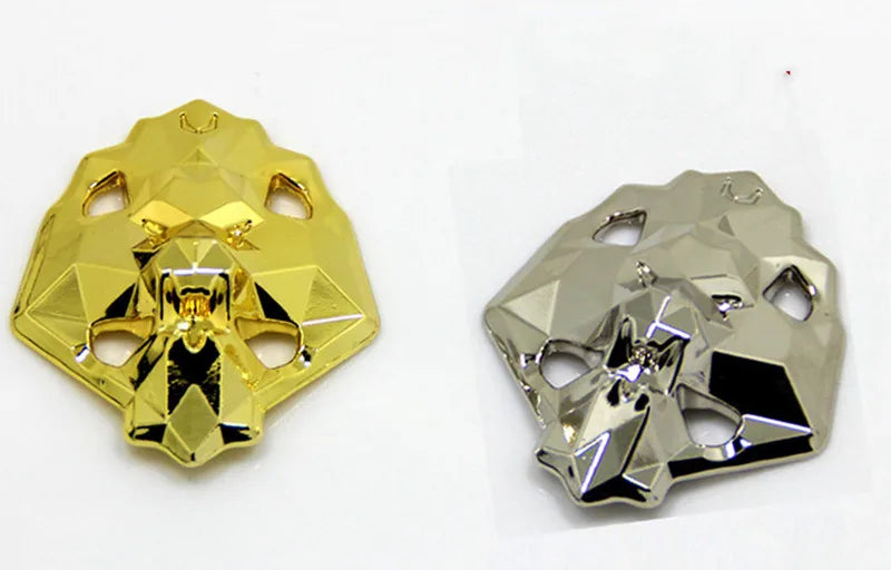 24k Mirror Electroplated Polygonal NonFade Metal Shoelace Buckle