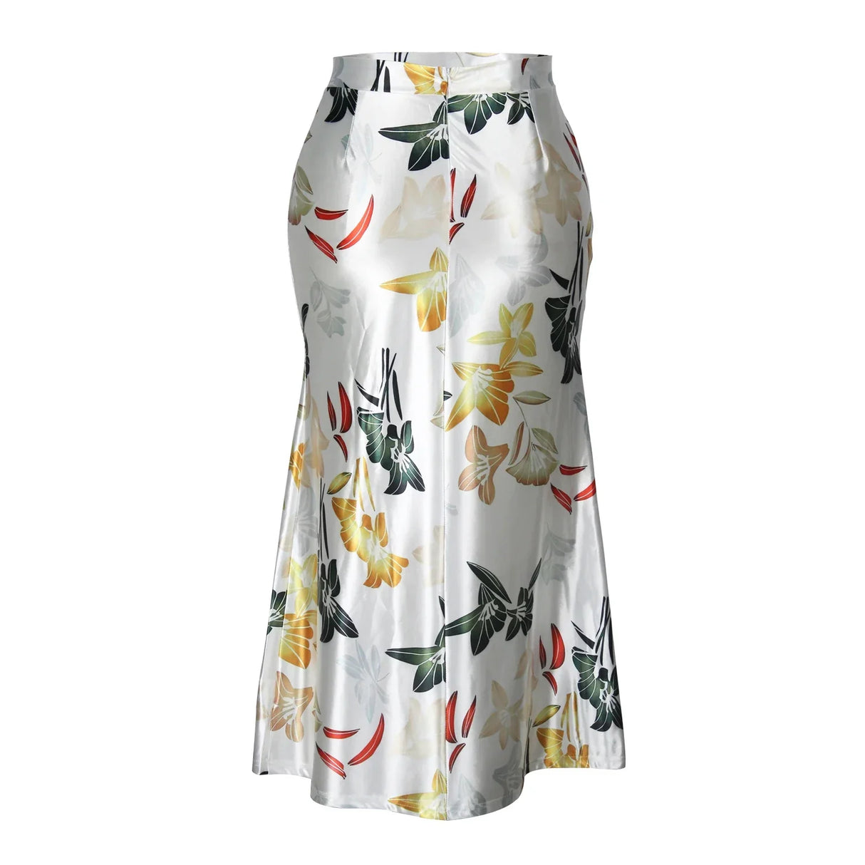 Plus Size Casual Skirt Womens Plus Floral Print