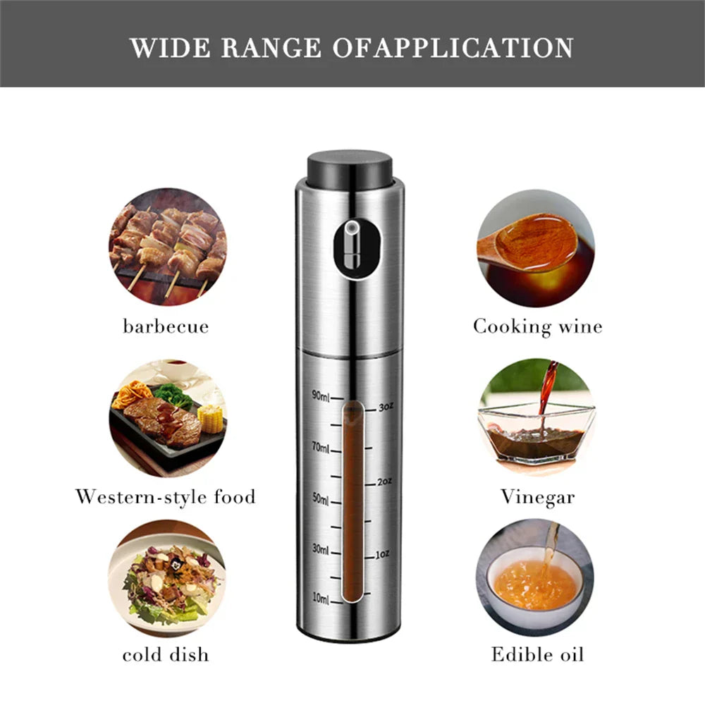 Push Type Spray Bottle Kitchen Tool Accessories Oil